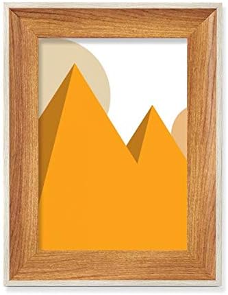 MCJS Egipat žuta sfinga piramide sunčane radne površine drveni okvir za prikaz slika slike art slikanje višestrukih setova