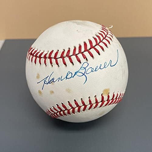 Hank Bauer Yankees potpisao OAL bejzbol auto s B&E hologramom - Bojanje - Autografirani bejzbol