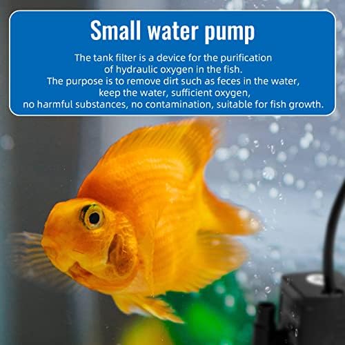 Mala potopna pumpa za vodu od 4 vata za akvarijsku kornjaču, dvostruka upotreba morske i slatke vode, ušteda energije