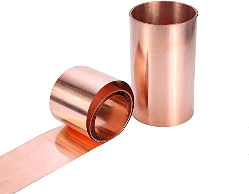Metalna bakrena folija debljina metalne ploče od bakrenog lima-širina: 30 mm duljina: 1000 mm mesingana ploča