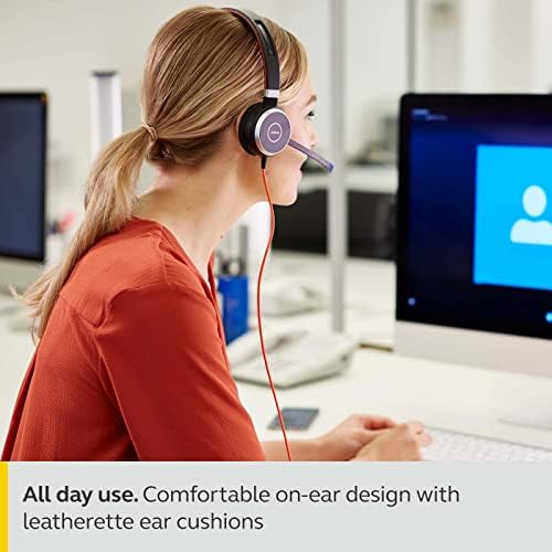 Jabra evoluira 40 ms stereo slušalice-Microsoftove timove certificirane slušalice za VoIP softver s pasivnim otkazivanjem buke-USB-C