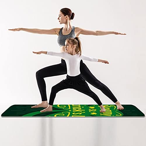 Siebzeh Happy St Patricks Day Premium debela joga prostirka ekološkoj guma Zdravlje i fitness ne klipina za sve vrste vježbanja joge