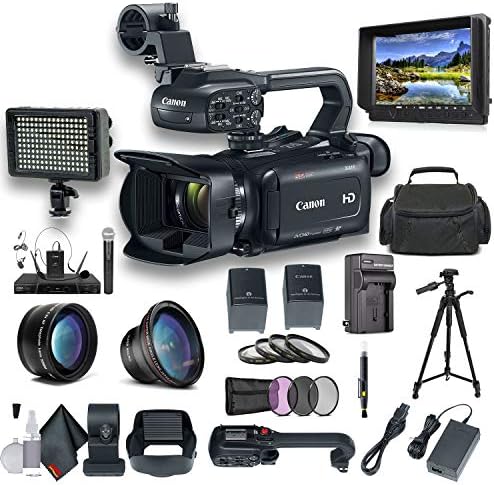 Canon XA11 kompaktni Full HD kamkorder s HDMI i kompozitnim izlaznim profesionalnim paketom. Uključuje dodatnu bateriju, kućište, LED