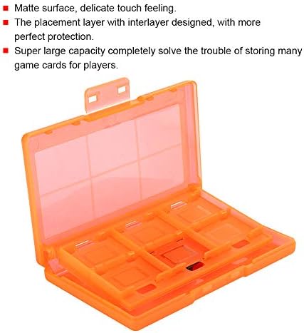 Organizirana futrola za igru, Clear Card Slučaj 11,5 x 7 x 1,5cm Kartice za igre ABS za prikladno za Nintendo Switch Game Cassette
