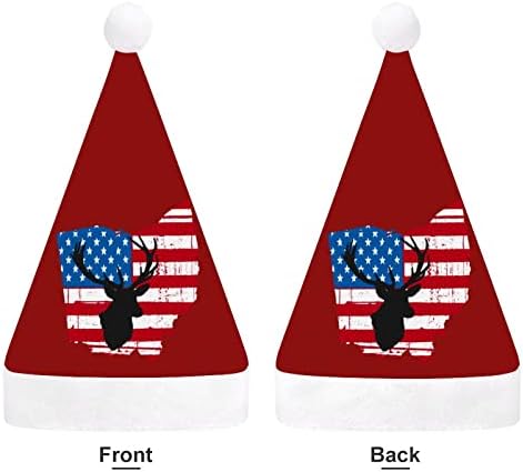 Američka zastava, Božićni Šeširi za lov na jelene u Ohiju, preveliki Šeširi za odrasle, Božićni Šeširi za blagdane, pribor za božićne