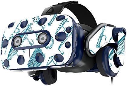 MogrySkins Skin kompatibilna s HTC Vive Pro VR slušalicama - Teal Lures | Zaštitni, izdržljivi i jedinstveni poklopac omota vinilne
