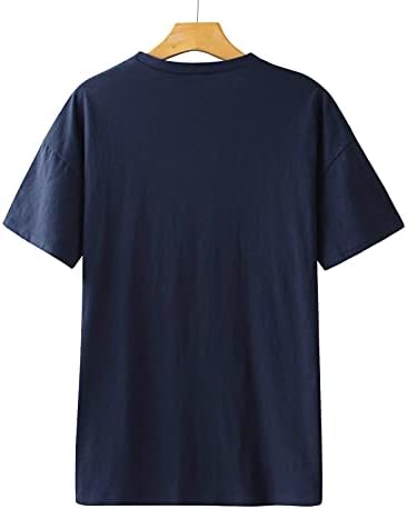 Ženske ljetne majice, Vintage tiskana majica, prevelike grafičke majice, Ležerne široke bluze kratkih rukava s okruglim vratom