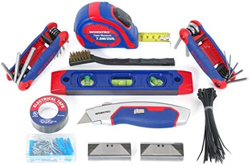 Set alata za kućanstvo, 322PCS set ručnih alata za popravak kuće osnovni set alata za kućanstvo s torbom za nošenje
