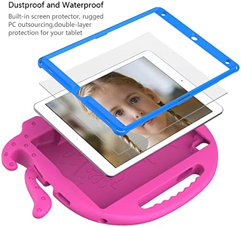 Tableta zaštitna futrola za djecu kompatibilna s iPad Pro 10.5 s branikom za ručicu | Zaštitni poklopac za zaštitu od djeteta tableta