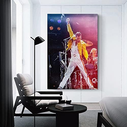 ZXCM Band Plakat Queen Poster Freddie Merkur platno umjetnički plakat i zidna umjetnička slika Print Moderni obiteljski dekor spavaće