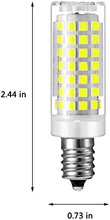 9.12 Mini kukuruzne žarulje kandelabra LED žarulje -88 LED 2835.900. Dnevna svjetlost bijela 6000.0 luster ukrasna svjetiljka ekvivalent