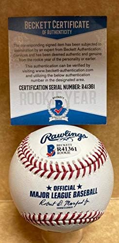CJ Alexander Atlanta Braves potpisao je autogramirani M.L. Baseball Beckett R41361
