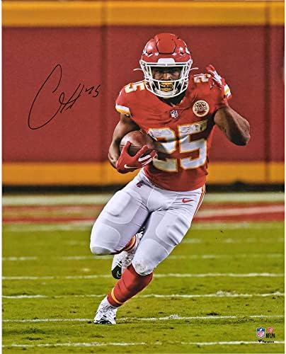 Clyde Edwards -Helaire Kansas City Chiefs Autographed 16 x 20 Ručna fotografija - Autografirane NFL fotografije