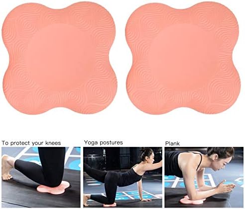 2pcs joga trening jastučić za koljena za vježbanje laktova prostirke za vježbanje dvostrani protuklizni jastuk za koljena za jogu