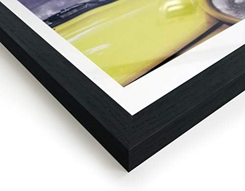 Emeyart 12x16 okviri za slike za prikaz 11x14 dokumenata s prostirkama crnim pravim drvenim okvirima za fotografije zidne umjetničke