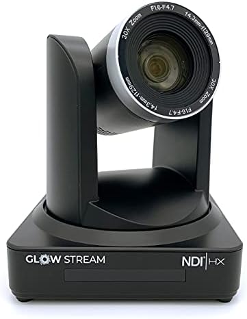 Glow Stream ™ HD NDI 30X ZOOM - PTZ kamera za crkvu Streaming uživo - Poe 3g -SDI HDMI NDI HX - Podržava VMIX, OBS, Facebook Live,
