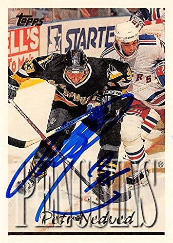 Skladište autografa 620117 Petre Nedved Hockey Card - Pittsburgh Penguins, SC - 1995 Topps br.304