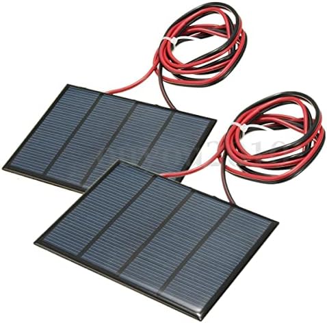 ND 2Pcs1.5W 12V Solarni panel Small Cell Module эпоксидное punjač DIY Kit Solarna dio Male baterije dc za mobilne telefone