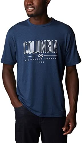 Columbia muški tehnološki staza prednja grafička majica s kratkim rukavima