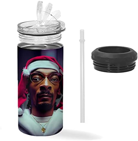 Snoop pas božićni meme izoliran vitak limenka hladnije - šareno can hladnjak - tiskana izolirana vitka limenka hladnjaka