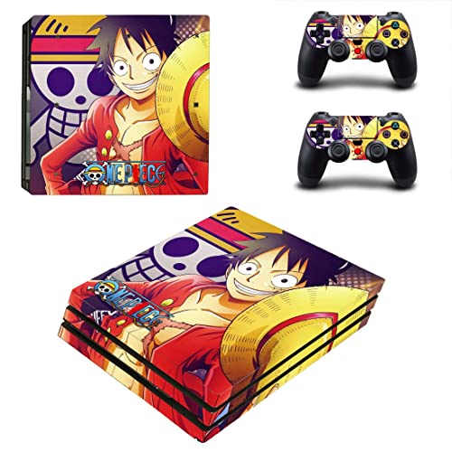 Anime One And Two Piecee Luffy Zoro Sanji Ace Naljepnica sa slikom kože PS4 ili PS5 za konzole Sony PlayStation 4 - 5 i 2 PS4 kontrolera