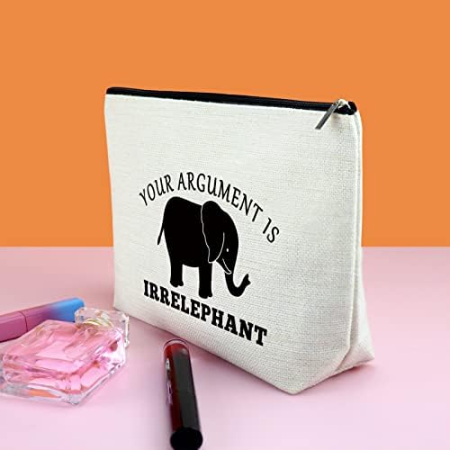Gfhzdmf ljubitelji slonova pokloni za žene životinjske kozmetičke torbe slon sretan rođendan poklon za ljubitelje slonova pokloni za