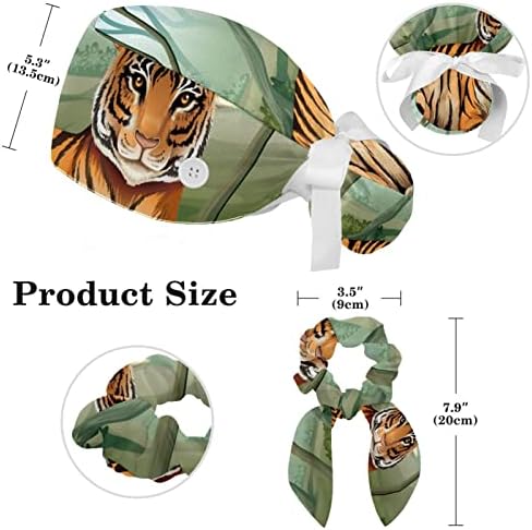 Tiger -ova tekstura za teksturu tigra s gumbima/pramčanom kosom zadužnju za dugu kosu