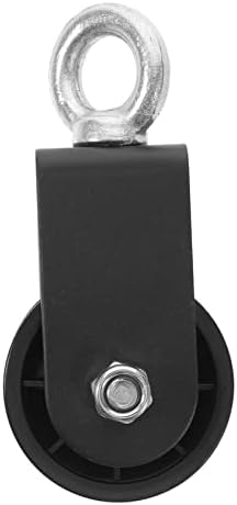 2pcs stalak za remenicu za fitness domaći viseći kotač od crne aluminijske legure