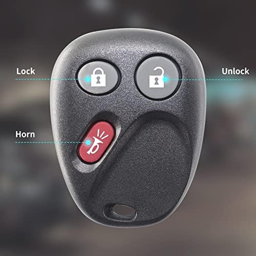 Zamjena ključa za automobil za ulaz bez ključa, privjesak za odašiljač s klikerom, daljinski upravljač s 3 gumba za 9011 2 kom.