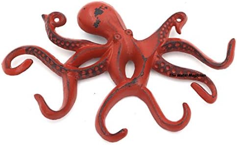 Kuka za plivanje hobotnice Antikni izgled/nevolje plava/vintage kuka/morska tema Kuka/obalna kuka i kuka za plivanje hobotnice kuka