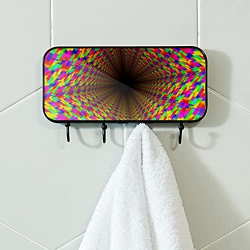 Držač ručnika Zidni stalak za ručnike za ručnike Dekor kupaonice za ogrtač odjeća šarena lijevka za kupanje ručnika Organizator za