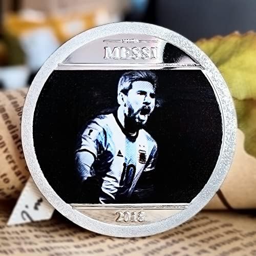 Argentina nogometna superzvijezda Messi medalja nogometaša Europska nagrada Zlatna čizma br. 10 Messi Silver Coin
