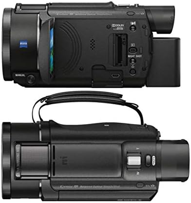 Sony FDR-AX53 4K Ultra HD HanyCam Camcorder Crni paket s torbom za kameru + zelena ekstremna dodatna baterija + Prooptički komplet
