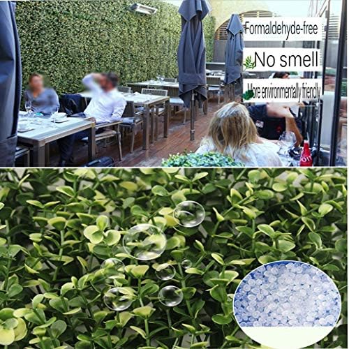 YNFNGXU Umjetna hedge ploča, Boxwood Green Ivy Private Fence Screening, supermarket restoran Outdoor Wall Dekoracija, 20 x20