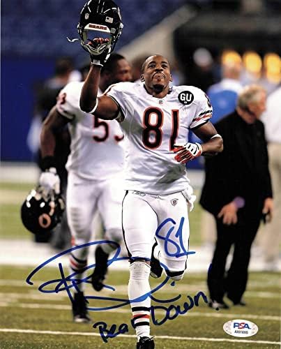Rashied Davis Potpisao 8x10 Photo PSA/DNA Chicago Bears Autografirani - Autografirani NFL fotografije