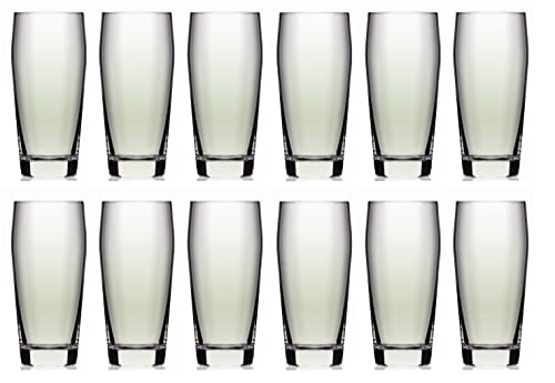 Čaše za pivo - izrađene od recikliranog stakla - 12 oz - set od 12