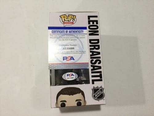 Leon Draisaitl potpisao je autogramirani Edmonton Oilers Funko Pop PSA DNA CoA A - Autografirani NHL figurice