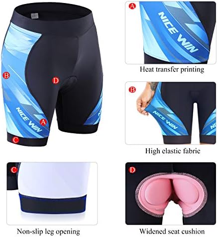 Ženske biciklističke kratke hlače 4d gel -panging bicikl koji vrti bicikl bicikl kratak s džepovima široki pojas
