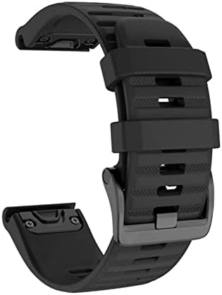 EGSDSE 26 mm Sport Silicone Watchband Wristtrap za Garmin Fenix ​​6x 6 6S Pro 5x 5 5s Plus 3 HR 20 20 22 mm Easy Fit Brzo otpuštanje