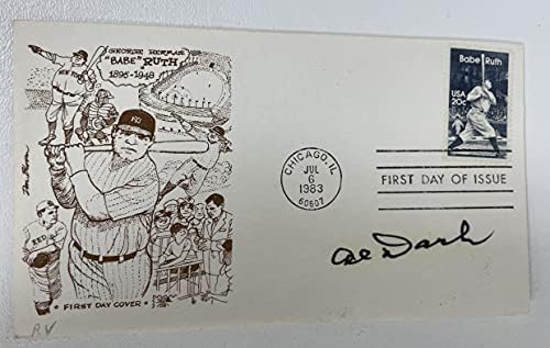 Al Dark potpisao autogramiranu berbu Babe Ruth Ruth Prvi dan pokrivač FDC - COA podudaranje holograma