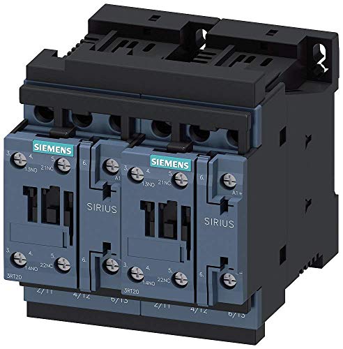 Siemens Sirius 3ra23258xb301bb4 IEC Mannetic kontakt, preokret, 24VDC, 3 pol, veličina S0, 16 AMP-induktivna pojačala, Integrirana
