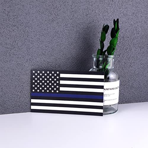 Tanka plava linija magnetna naljepnica američke policijske zastave-u čast službenika za provedbu zakona za osobni kamion