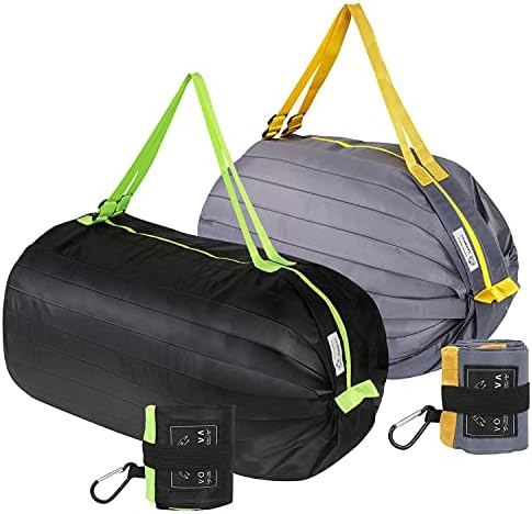 Univerzalni džepni set od 2 pakiranja Duffle vrećica za putnu hranu i rublje-višekratne vrećice za namirnice sklopive torbe za kupovinu-sklopiva