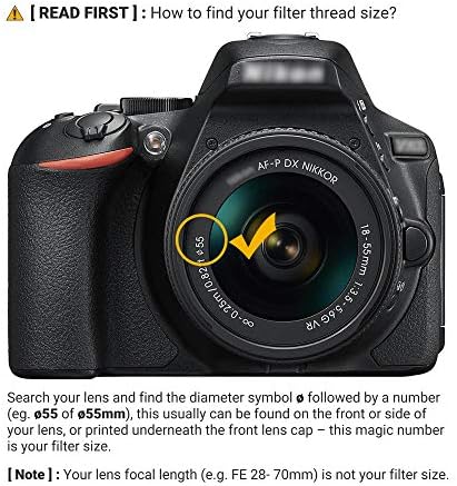 Filter soft focus PROfezzion 55 mm za objektiv Nikon AF-P DX 18-55 mm f3.5-5.6 G za objektiv Sony FE 28-70 mm f3.5-5.6 / E 18-135 mm