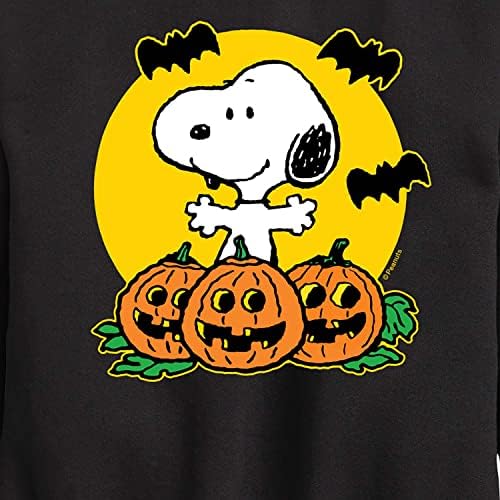 Hibridna odjeća - kikiriki - Snoopy Pumpkin Patch - Dukserica za runo od runa za runo za mlade i mlade