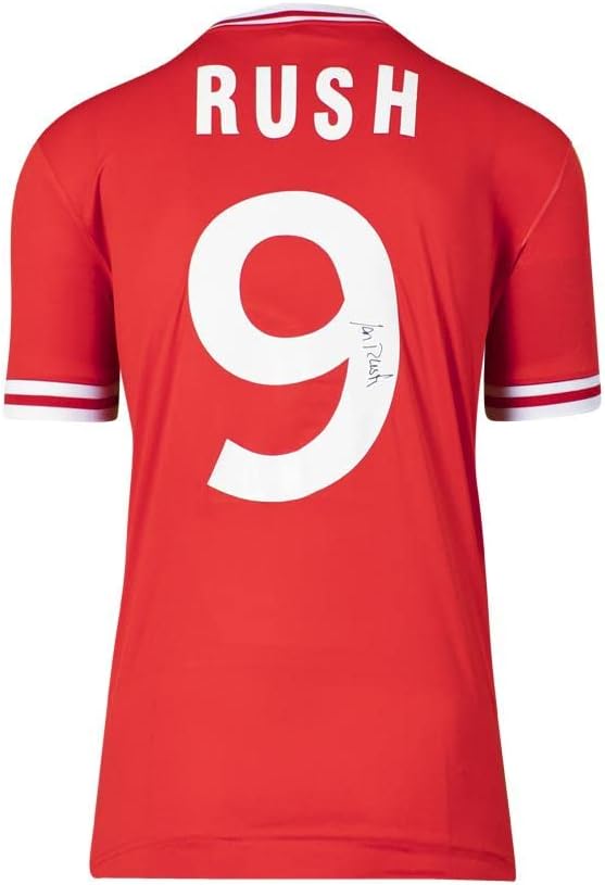 Ian Rush potpisao je košulju Liverpoola - 1982, broj 9 dres autografa - Autografirani nogometni dresovi