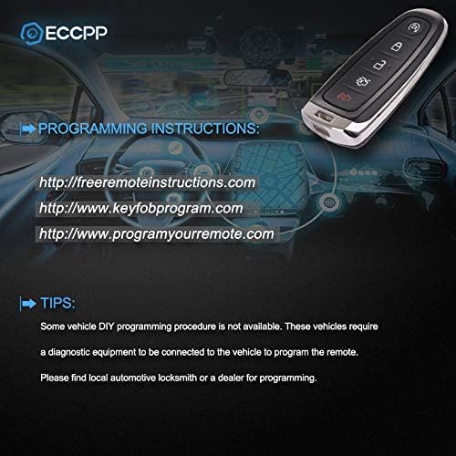 ECCPP za Ford Explorer Telo privjesku bez ključa Torbica za daljinsko upravljanje bez ključa za Ford C-Max /Edge /za Lincoln MKS /