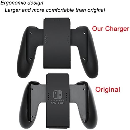 Aresh kompatibilan za Nintendo Switch Joy-Con punjač punjača Ugrađeni 1800mAh baterija Nintendo Switch Joy-Con dodatak