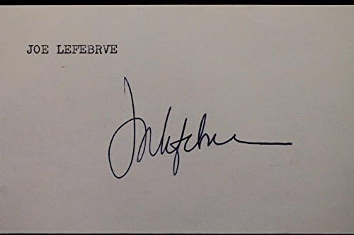 Joe Lefevre padres Phillies Jenkiz s autogramom 3V5 potpisana indeksna kartica od 17 do 17-izrezani potpisi od