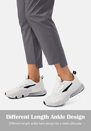 OBLO -ove lagane golf hlače s džepovima s patentnim zatvaračem visoki struk ležerne staze za žene hlače za žene